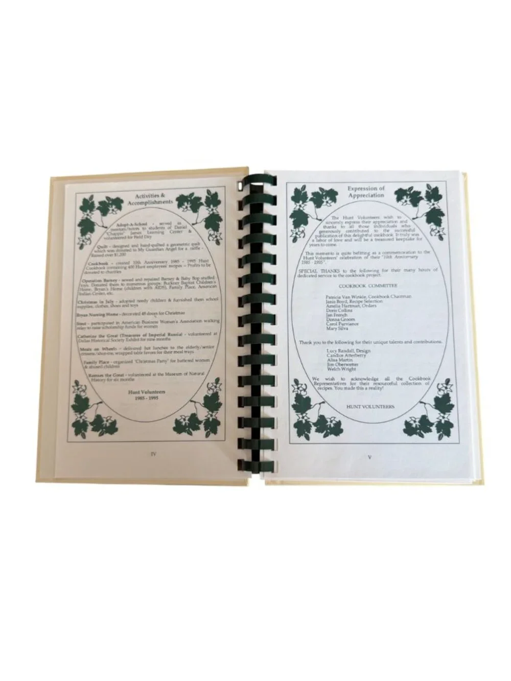 Hunt Cookbook Recipes Cookbook Oil Company Volunteers 1995 Southern Cooking